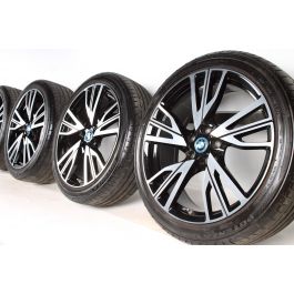 Original BMW i8 20 Zoll Alufelge W-spoke 470 Bicolor Winterradsatz