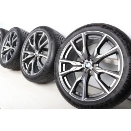 BMW Sommerkompletträder X7 G07 22 Zoll Styling 755 M V-Speiche 