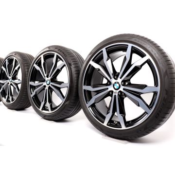 BMW Sommerkompletträder X1 F48 X2 F39 20 Zoll Styling 716 Y-Speiche