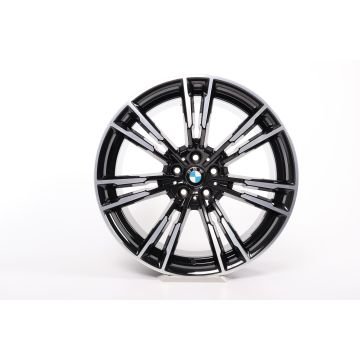 1x Vorderachse BMW Alufelge M5 F90 20 Zoll Styling 706 M Doppelspeiche