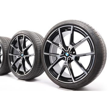 BMW Sommerkompletträder 8er G14 G15 G16 20 Zoll Styling 728 M Y-Speiche