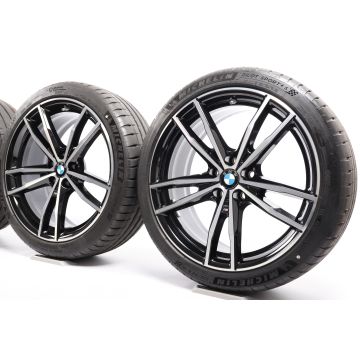 BMW Velgen met Zomerbanden 3 Serie G20 G21 2 Serie G42 4 Serie G22 G23 19 Inch Styling 791 M Doppelspeiche