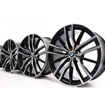 4x BMW Alufelgen X5 G05 X6 G06 22 Zoll Styling 742