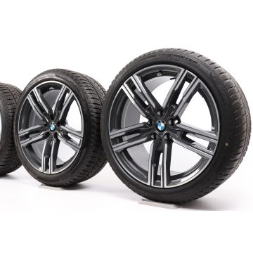 BMW Winterkompletträder 8er G14 G15 G16 19 Zoll Styling 727 M Doppelspeiche