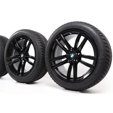 BMW Winterkompletträder 6er G32 7er G11 G12 19 Zoll Styling 647 M Doppelspeiche