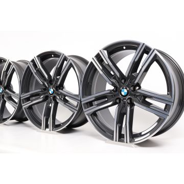 4x BMW Alloy Rims 8 Series G14 G15 G16 19 Inch Styling 727 Double-Spoke