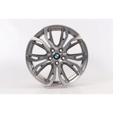 1x BMW Alloy Rim X1 F48 X2 F39 18 Inch Styling 566 Y-Speiche