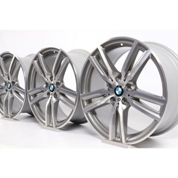4x BMW Alloy Rims 2 Series F45 F46 18 Inch Styling 486 M Doppelspeiche