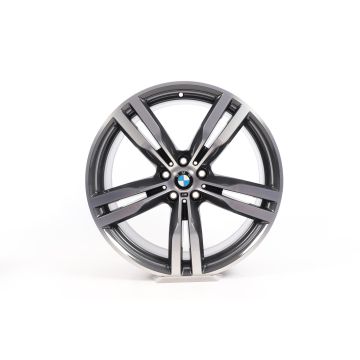 1x Vorderachse BMW Alufelge 6er G32 7er G11 G12 20 Zoll Styling 648 M Doppelspeiche