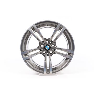 1x Vooras BMW Velg M2 F87 M3 F80 M4 F82 F83 19 Inch Styling 437 M Doppelspeiche