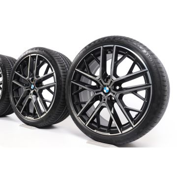 BMW Winterkompletträder 1er F40 2er F44 19 Zoll Styling 555 M Doppelspeiche