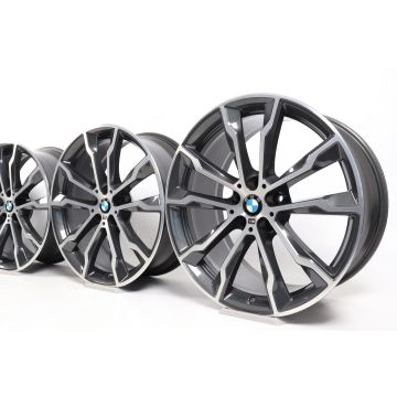 4x BMW Alloy Rims X3 G01 X4 G02 20 Inch Styling 699 M Doppelspeiche