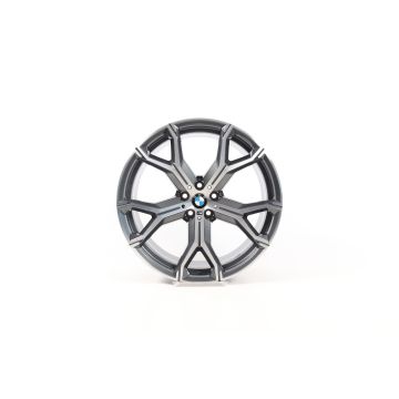 1x Achteras BMW Velg X5 G05 X6 G06 21 Inch Styling 741 M Y-Speiche