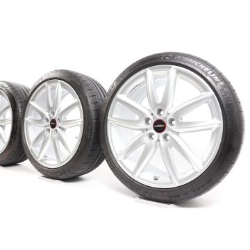 MINI Sommerkompletträder F54 Clubman 18 Zoll Styling JCW Grip Spoke 815