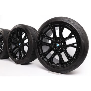 BMW Velgen met Winterbanden X5M F95 X6M F96 21 Inch 22 Inch Styling 809 M Sternspeiche