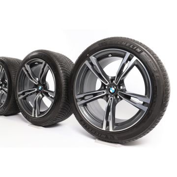 BMW Velgen met Winterbanden M5 F90 M8 F91 F92 F93 19 Inch Styling 705 M Doppelspeiche
