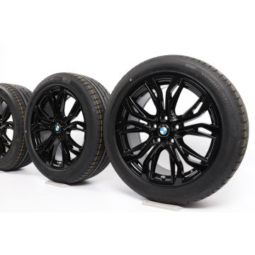 BMW Sommerkompletträder X1 F48 X2 F39 18 Zoll Styling 566 Y-Speiche