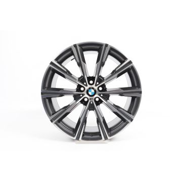 1x Hinterachse BMW Alufelge X5 G05 X6 G06 20 Zoll Styling 740 M Sternspeiche