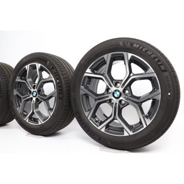 BMW Sommerkompletträder X1 F48 X2 F39 18 Zoll Styling 579 Y-Speiche
