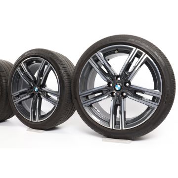 BMW Sommerkompletträder 8er G14 G15 G16 19 Zoll Styling 727 M Doppelspeiche