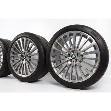 BMW Sommerkompletträder X7 G07 22 Zoll Styling 757 Y-Speiche