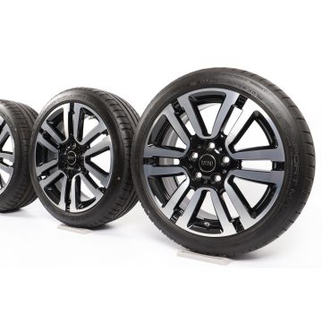 MINI Velgen met Zomerbanden F56 F55 F57 17 Inch Styling Seven Spoke 497