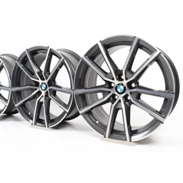 4x BMW Alloy Rims 3 Series G20 G21 2 Series G42 4 Series G22 G23 18 Inch Styling 780 V-Speiche