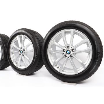 BMW Winterkompletträder X3 G01 X4 G02 19 Zoll Styling 691 V-Speiche
