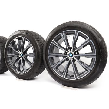BMW Winterkompletträder X5 G05 X6 G06 20 Zoll Styling 740 M Sternspeiche