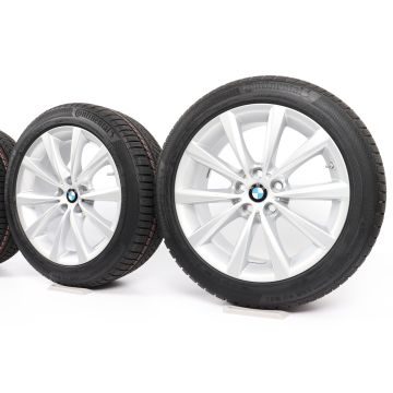 BMW Winterkompletträder 5er G30 G31 8er G14 G15 G16 18 Zoll Styling 642 V-Speiche