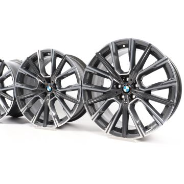 4x BMW Alloy Rims 6 Series G32 7 Series G11 G12 20 Inch Styling 817 M Sternspeiche