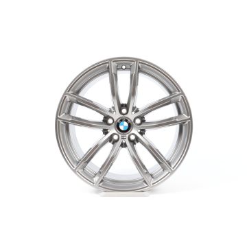 1x Achteras BMW Velg 5 Serie G30 G31 18 Inch Styling 662 M Doppelspeiche