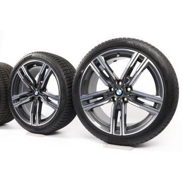 BMW Winterkompletträder 8er G14 G15 G16 19 Zoll Styling 727 M Doppelspeiche