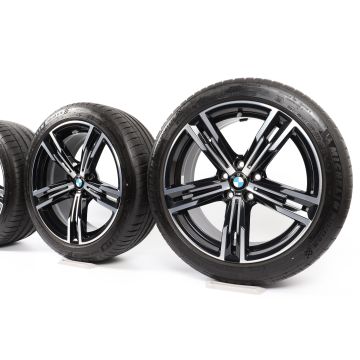 BMW Sommerkompletträder 2er G42 3er G20 G21 4er G22 G23 18 Zoll Styling 848 M Doppelspeiche