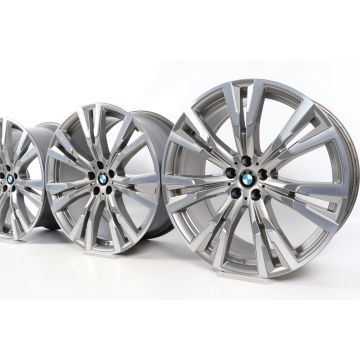 4x BMW Alloy Rims X7 G07 22 Inch Styling 756 Y-Speiche