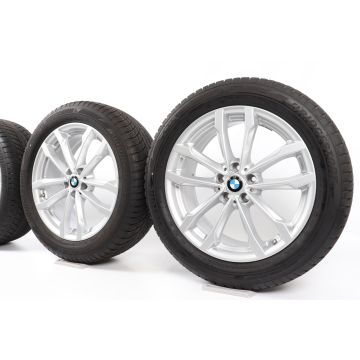 BMW Winterkompletträder X3 G01 X4 G02 19 Zoll Styling 691 V-Speiche