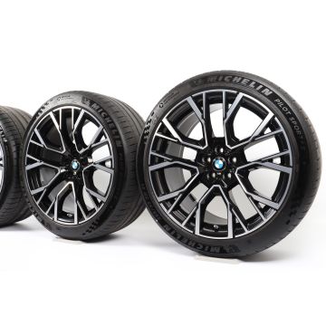 BMW Sommerkompletträder X5M F95 X6M F96 21 Zoll 22 Zoll Styling 809 M Sternspeiche