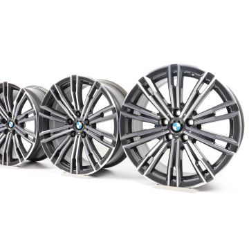 4x BMW Alufelgen 3er G20 G21 4er G22 18 Zoll Styling 790 M Doppelspeiche