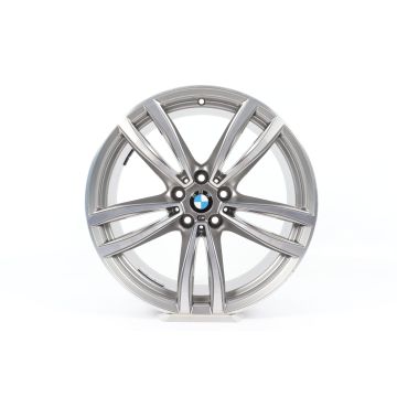 1x Front axle BMW Alloy Rim 6 Series G32 7 Series G11 G12 19 Inch Styling 647 M Doppelspeiche