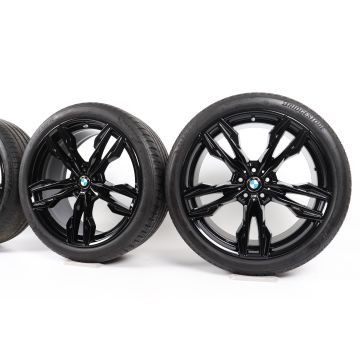 BMW Velgen met Winterbanden X3 G01 X4 G02 21 Inch Styling 718 M Doppelspeiche