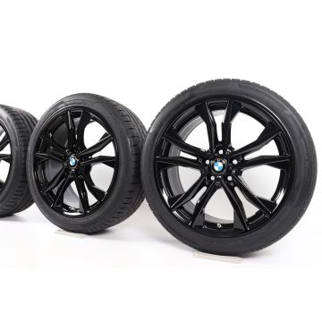 BMW Sommerkompletträder X1 F48 X2 F39 19 Zoll Styling 715 M Doppelspeiche