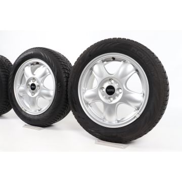 MINI Winter Wheels R50 R52 R55 Clubman R56 R57 15 Inch Styling 5 Star Spooler 100
