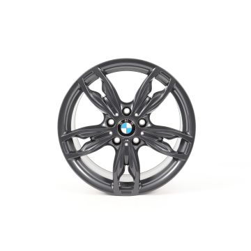 1x Rear axle BMW Alloy Rim 1 Series F20 F21 2 Series F22 F23 18 Inch Styling 436 M Doppelspeiche
