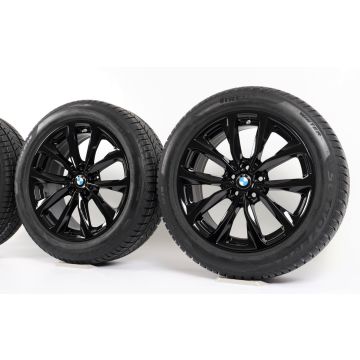 BMW Winterkompletträder X3 G01 X4 G02 19 Zoll Styling 692 V-Speiche