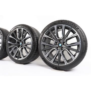 BMW Sommerkompletträder 6er G32 7er G11 20 Zoll Styling 817 M Sternspeiche