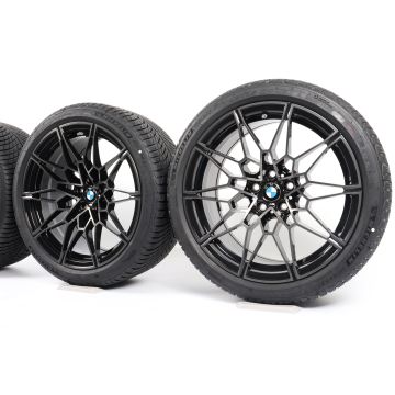 BMW Velgen met Winterbanden M2 G87 M3 G80 G81 M4 G82 G83 19 Inch Styling 826 M Doppelspeiche
