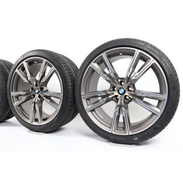 BMW Sommerkompletträder X5 G05 X6 G06 22 Zoll Styling 747 M Doppelspeiche