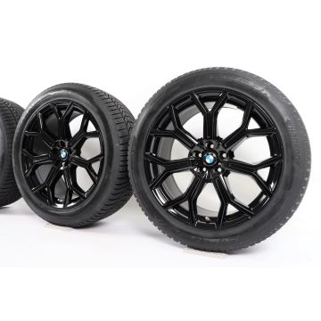 BMW Sommerkompletträder X7 G07 21 Zoll Styling 753 Y-Speiche