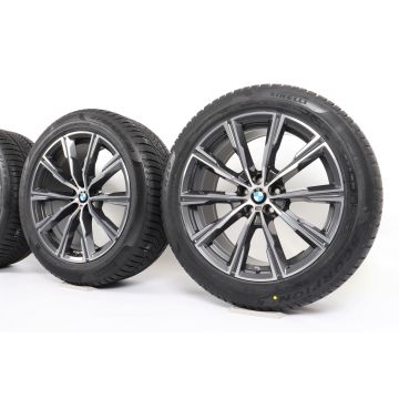BMW Winterkompletträder X5 G05 X6 G06 20 Zoll Styling 740 M Sternspeiche