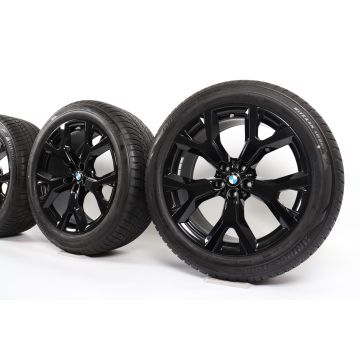BMW Winterkompletträder X7 G07 21 Zoll Styling 752 Y-Speiche